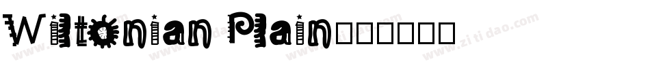 Wiltonian Plain字体转换
